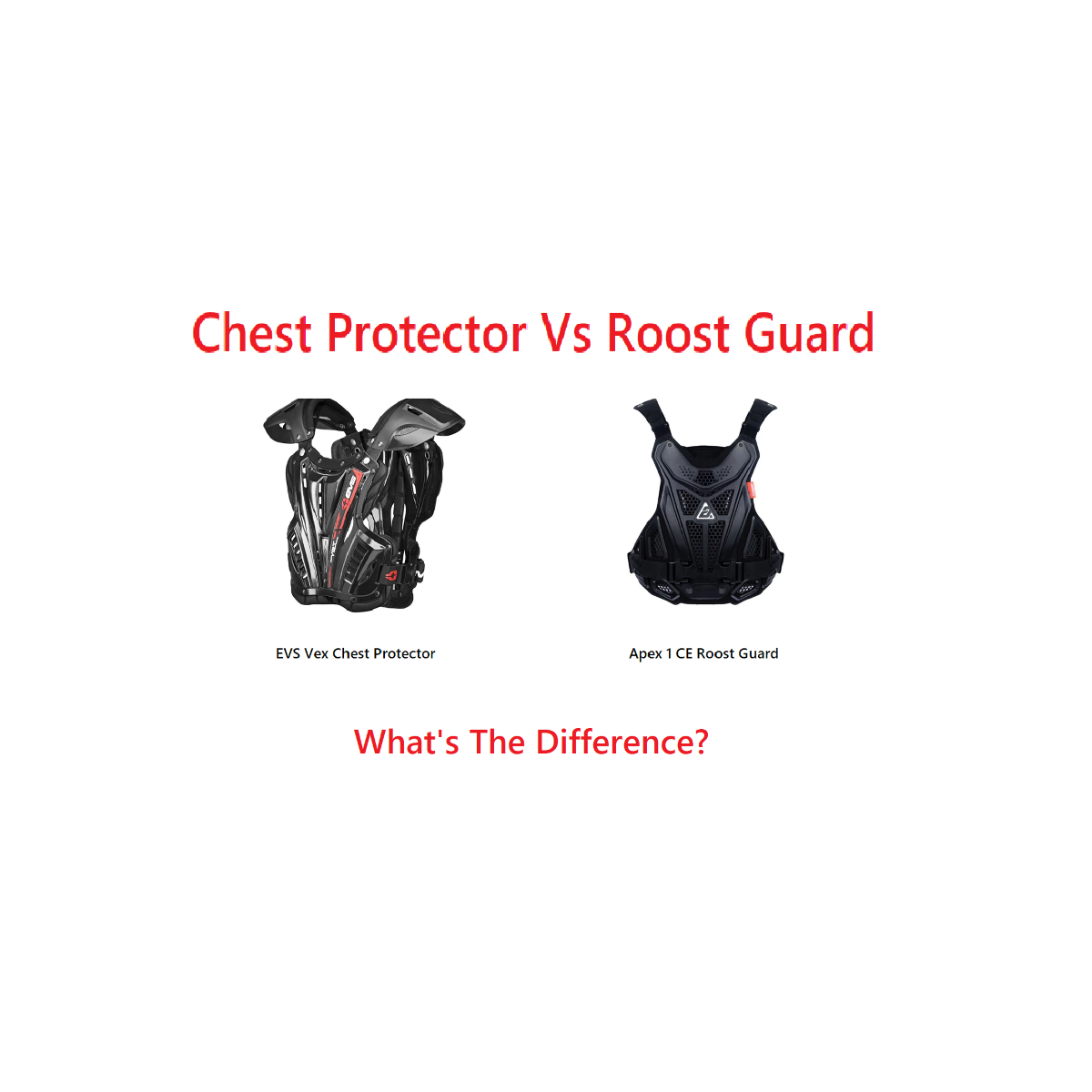 Chest Protectors VS. Roost Guards - What's the Difference?