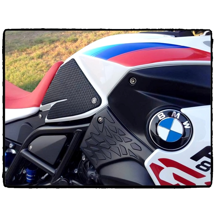 Techspec 62-1005-SS Snake Skin Tank Grips (BMW F800 GS & Adventure 2013+)