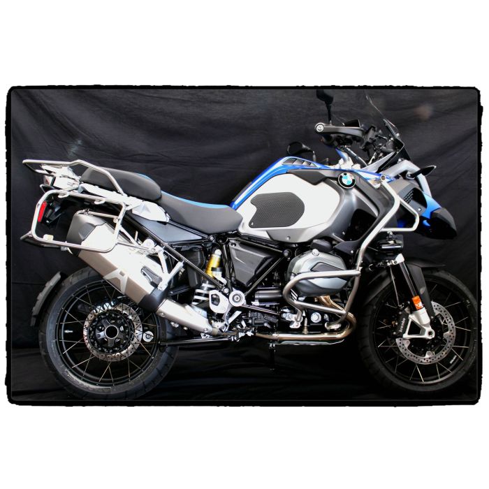 Techspec 62-1014-SS Snake Skin Tank Grips (BMW R1200/1250 GS Adventure 2014–2024)