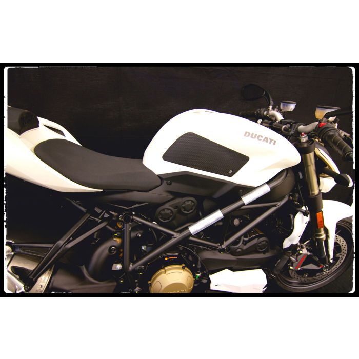 Techspec 62-1501-SS Snake Skin Tank Grips (Ducati Street Fighter 848 2008-2015)