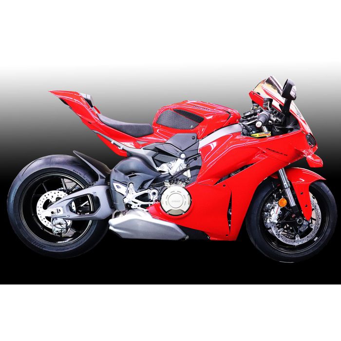 Techspec 62-1531-SS Snake Skin Tank Grips (Ducati Panigale V4 2025+)