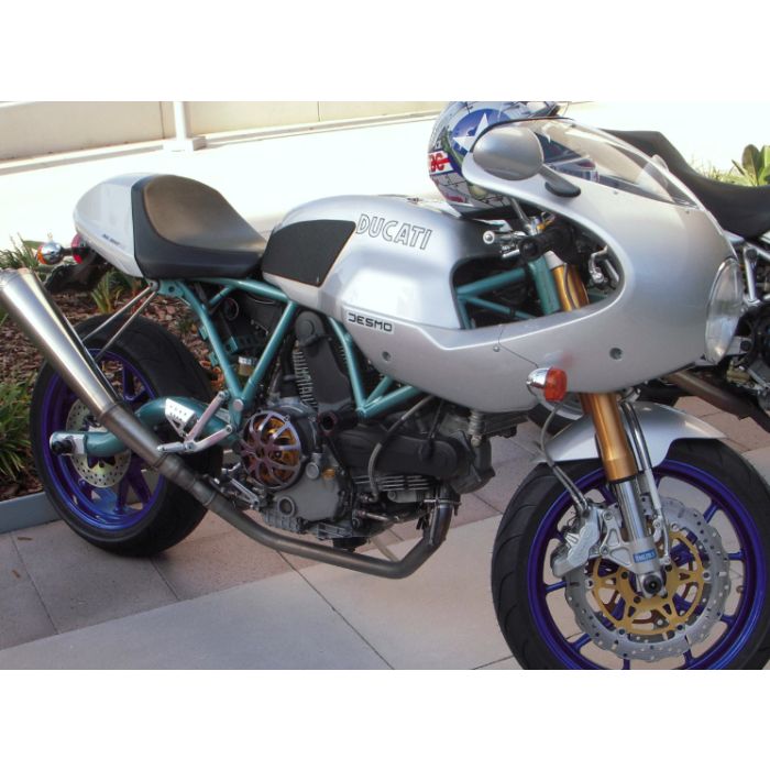 Techspec 62-1505-SS Snake Skin Tank Grips (Ducati Paul Smart 1000)