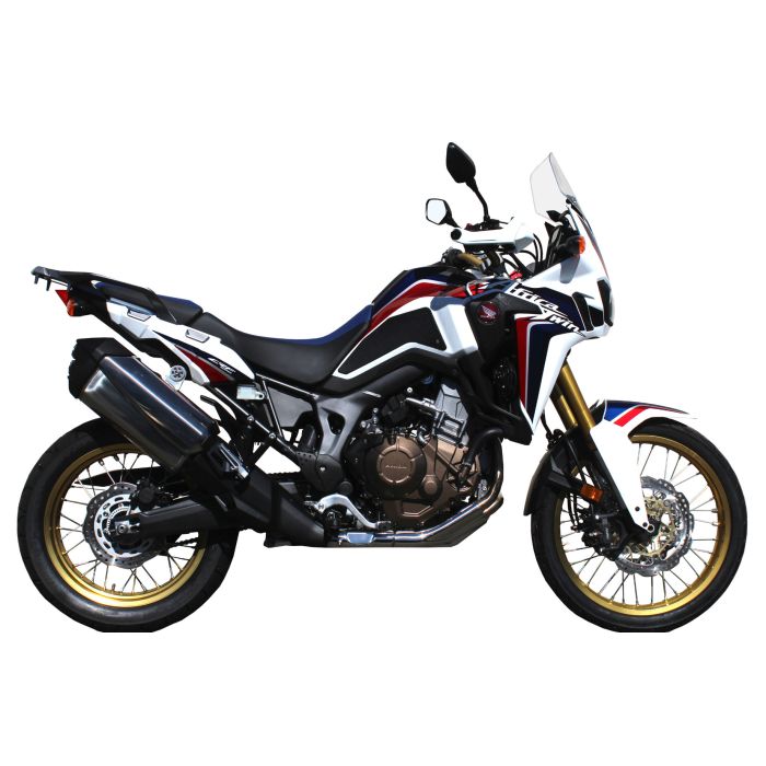 Techspec 62-2021-SS Snake Skin Tank Grips (Honda Africa Twin 2016-2019, Red/White/Blue Design)
