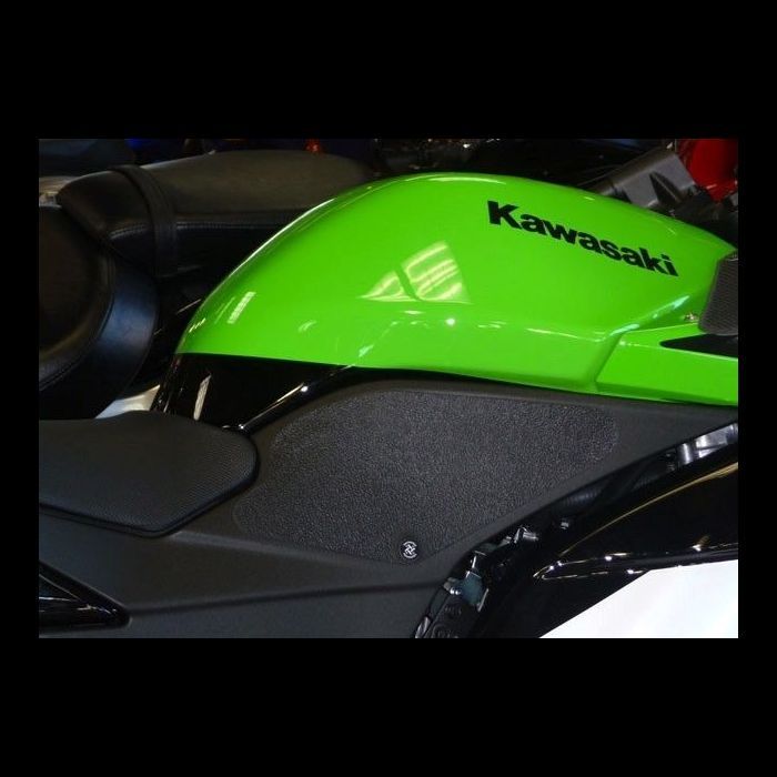 Techspec 62-0098-SS Snake Skin Tank Grips (Kawasaki Ninja 250 2008-2012)