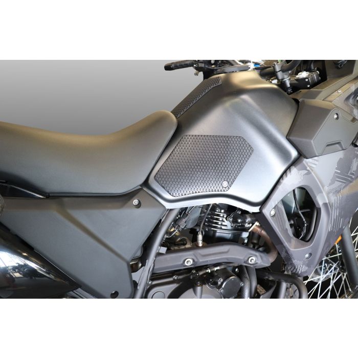 Techspec 62-2535-SS Snake Skin Tank Grips (Kawasaki KLR650 2021+)