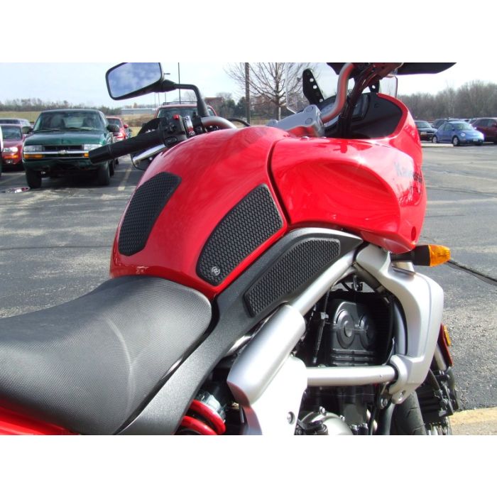 Techspec 62-2512-SS Snake Skin Tank Grips (Kawasaki Versys 650 2008-2009)