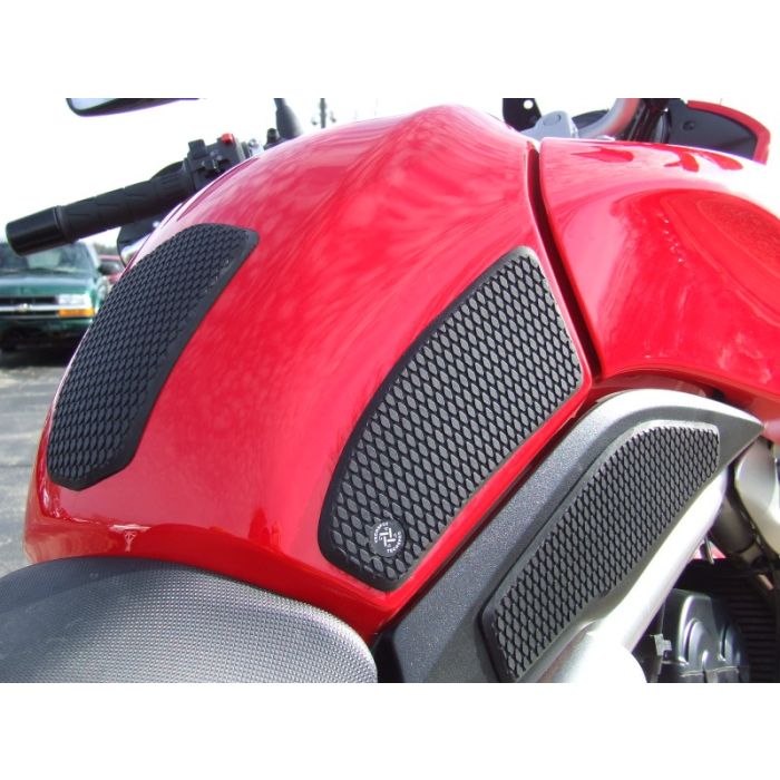 Techspec 62-2512-SS Snake Skin Tank Grips (Kawasaki Versys 650 2008-2009)