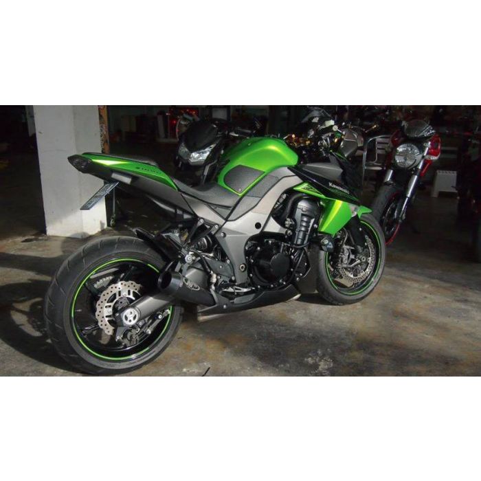 Techspec 62-2503-SS Snake Skin Tank Grips (Kawasaki Ninja 1000SX 2011-2024 / Z1000 2010-2013 / Ninja 1100SX 2025+)