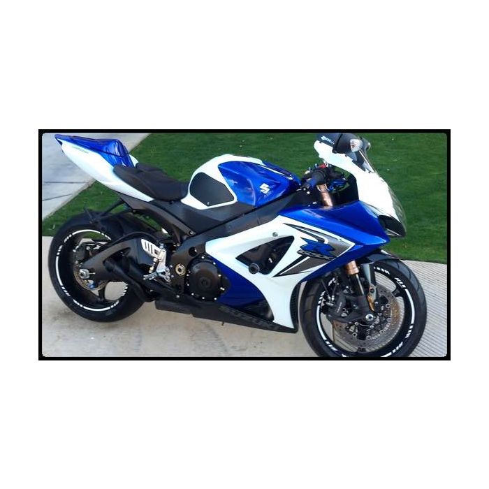 Techspec 62-0030-SS Snake Skin Tank Grips (Suzuki GSX-R1000 2007-2008)