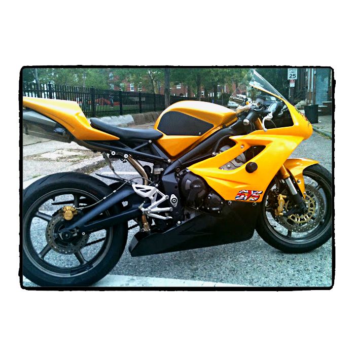 Techspec 62-0071-SS Snake Skin Tank Grips (Triumph Daytona 675 2006-2012 / Street Triple 2009-2012)