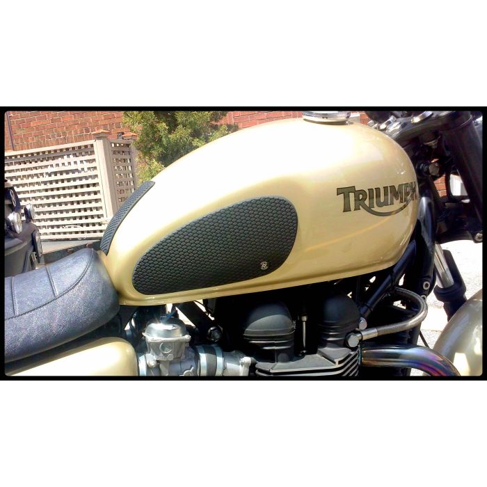 Techspec 62-3506-SS Snake Skin Tank Grips (Triumph Bonneville 2009-2012)
