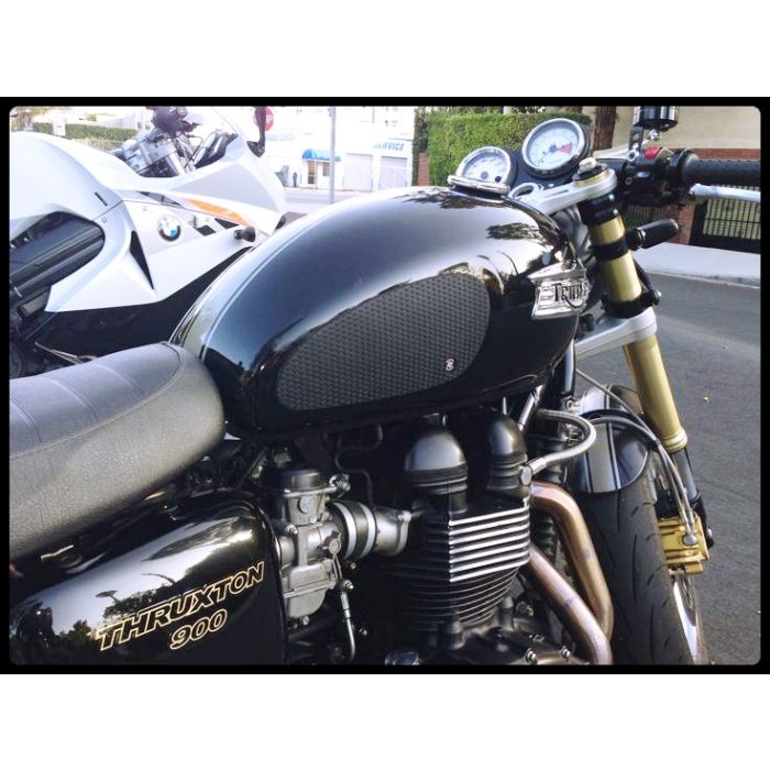 Techspec 62-3506-SS Snake Skin Tank Grips (Triumph Bonneville 2009-2012)