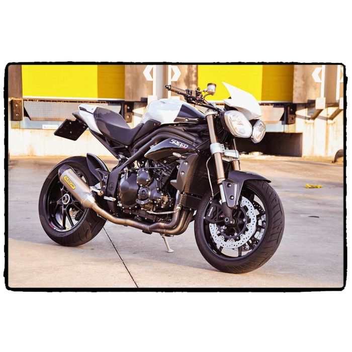 Techspec 62-3501-SS Snake Skin Tank Grips (Triumph Speed Triple 2011-2015)