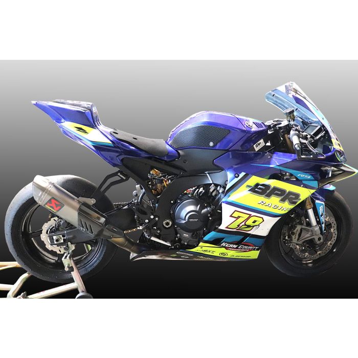 Techspec 62-4033-SS Snake Skin Tank Grips (Yamaha R9 2025+)