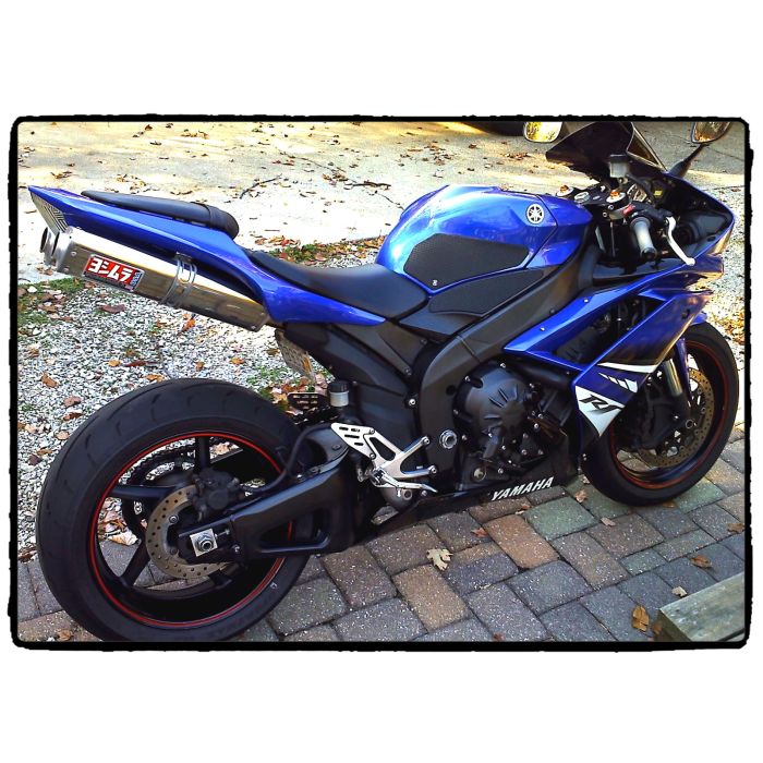 Techspec 62-0054-SS Snake Skin Tank Grips (Yamaha R1 2007-2008)