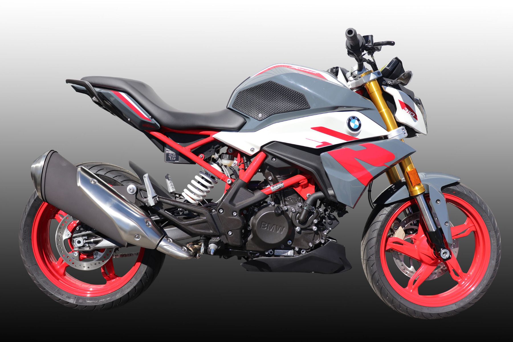 Techspec 62-1025-SS Snake Skin Tank Grips (BMW G 310 R 2021+)