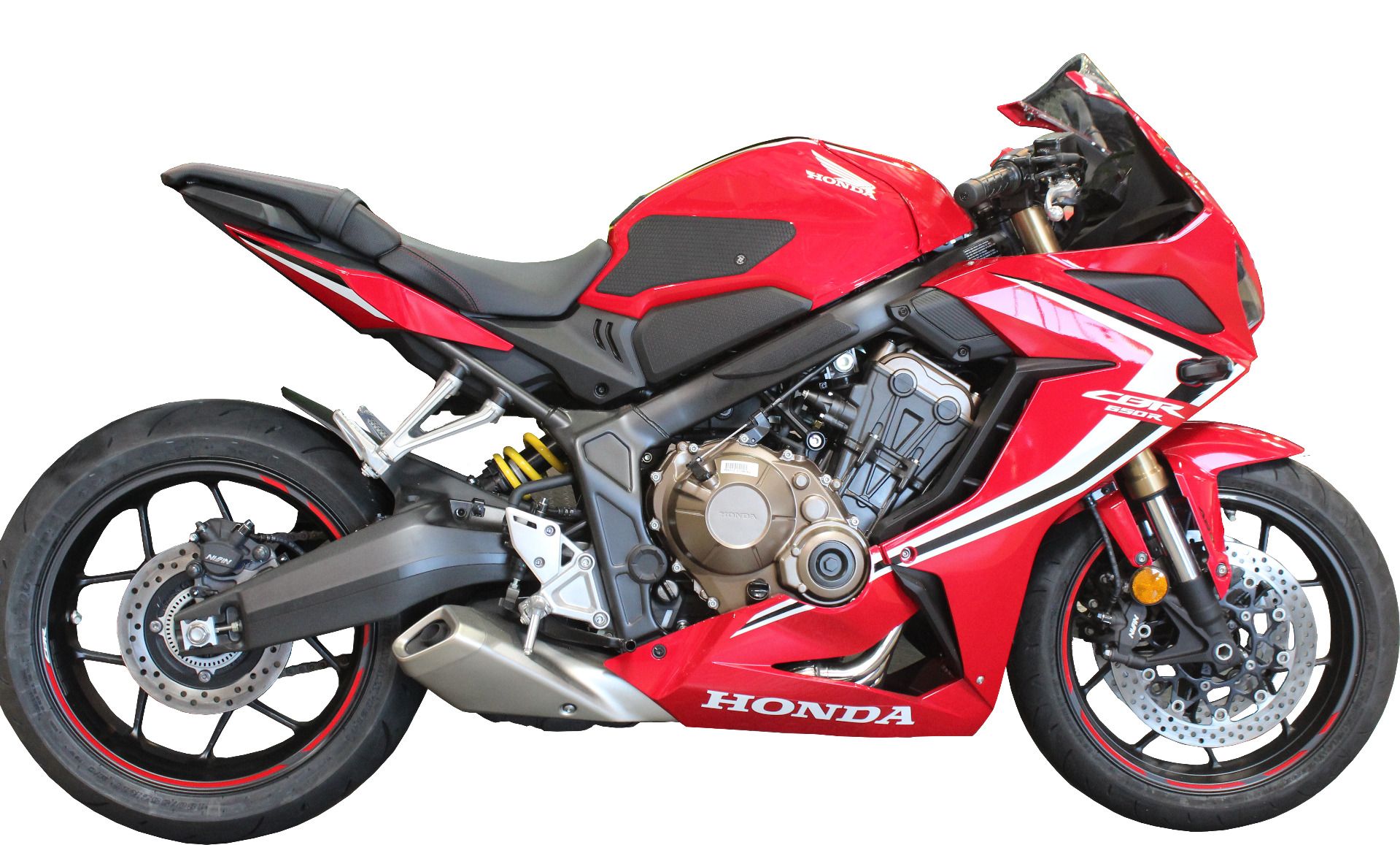 TechSpec 2019+ Honda CBR650R CB650R Snake Skin Tank Grips