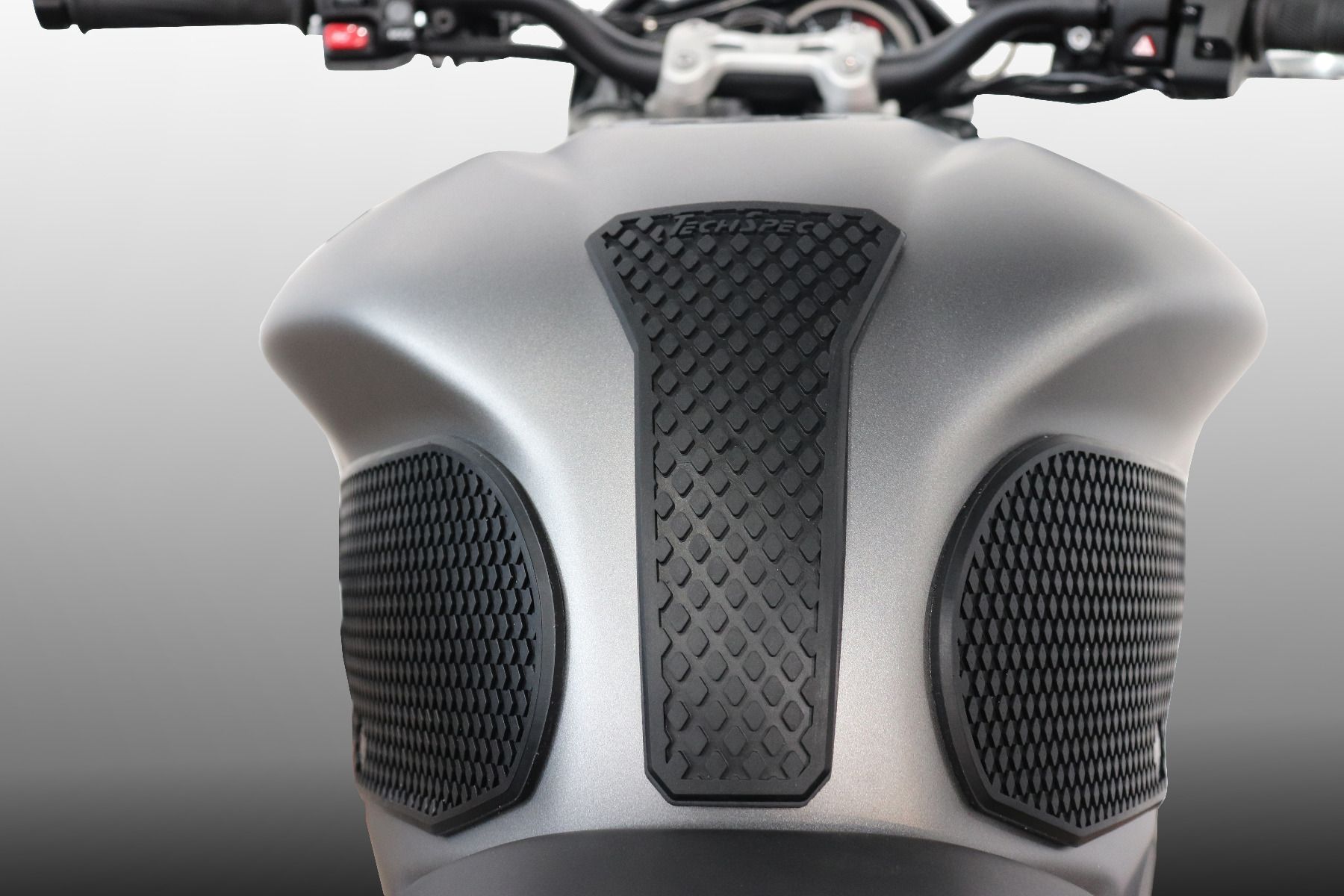 TechSpec 2013-2023 Triumph Street Triple S R RS Daytona 675 Snake Skin Tank Grips