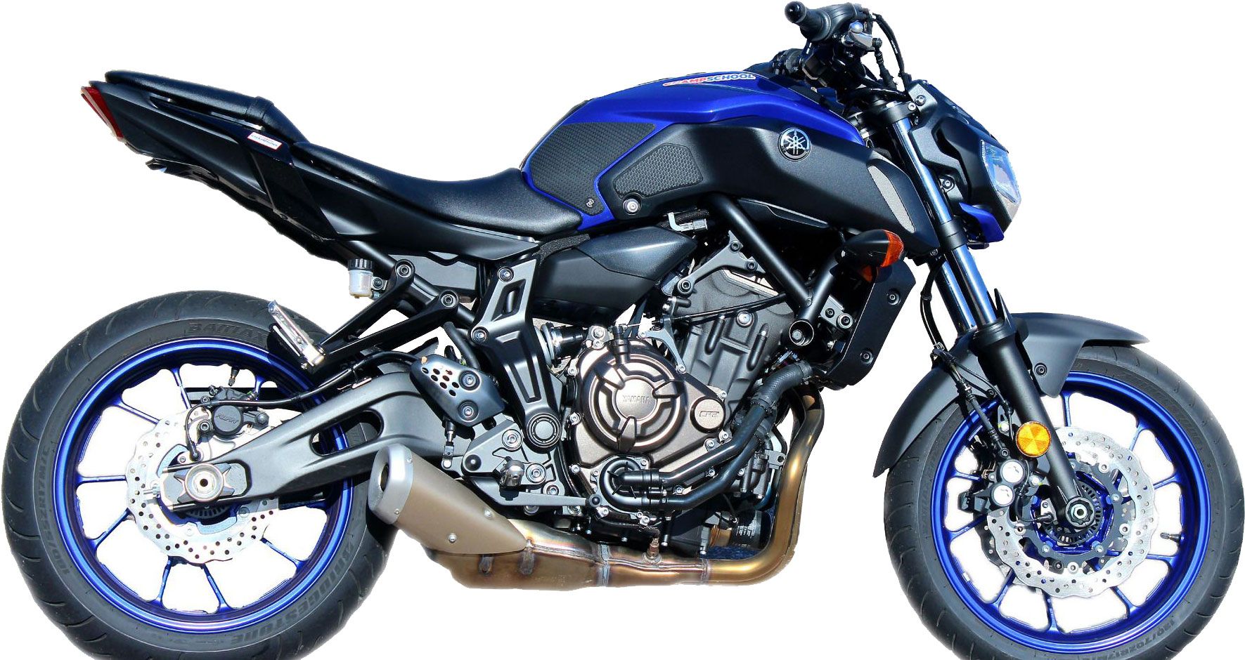 TechSpec 2018-2020 Yamaha MT-07 Snake Skin Tank Grips