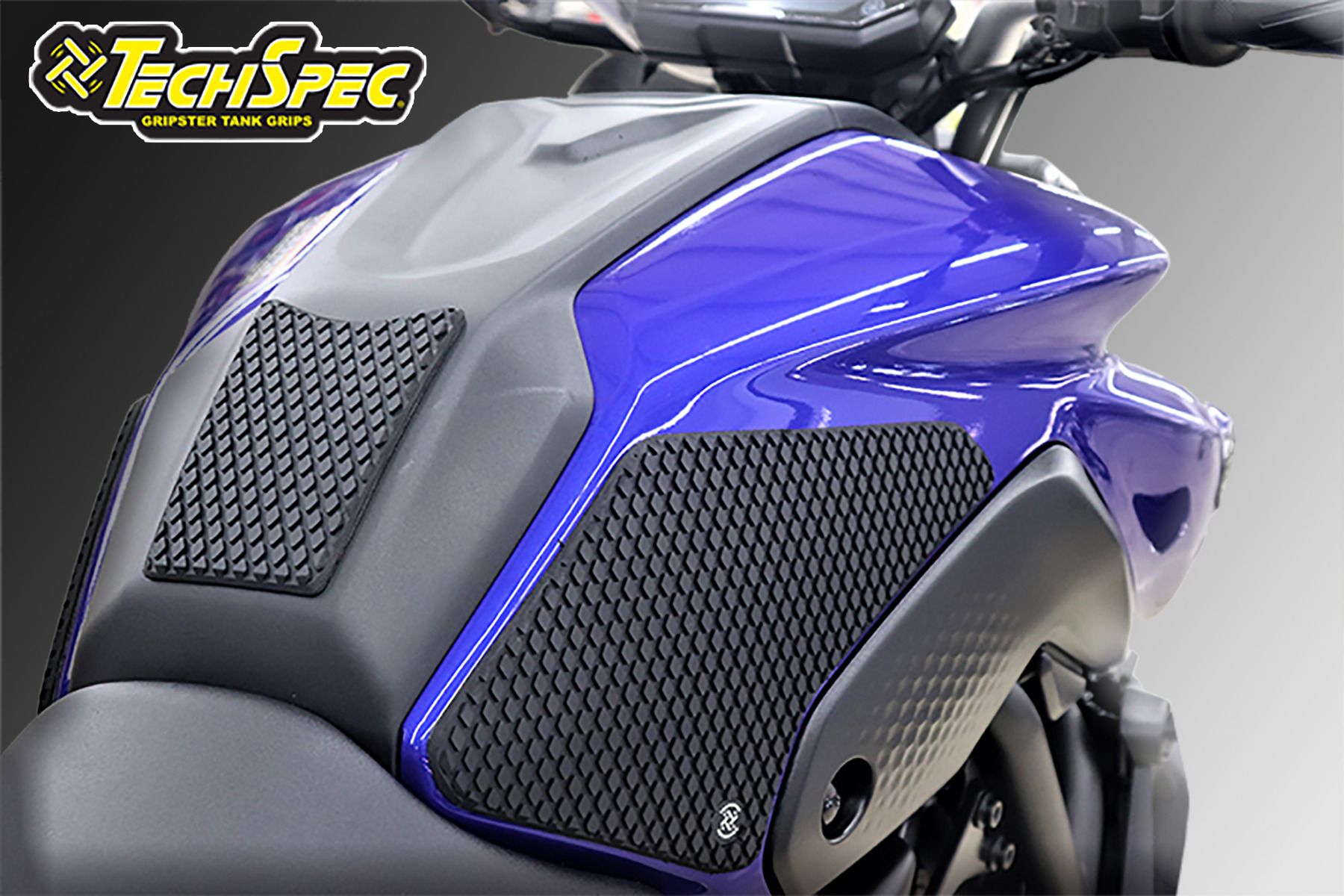 TechSpec 2021+ Yamaha MT-07 Snake Skin Tank Grips