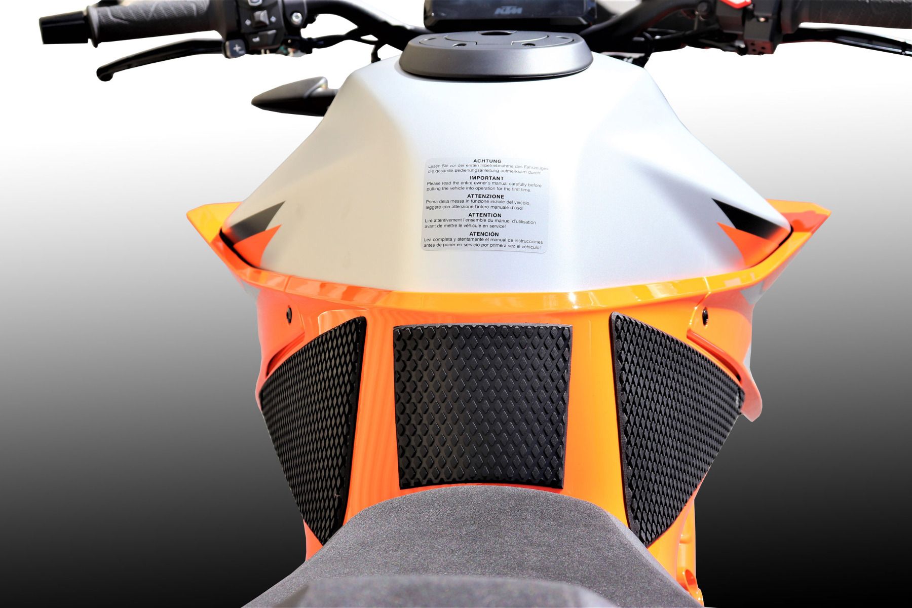 TechSpec 2020-2023 KTM 1290 Super Duke R Snake Skin Tank Grips