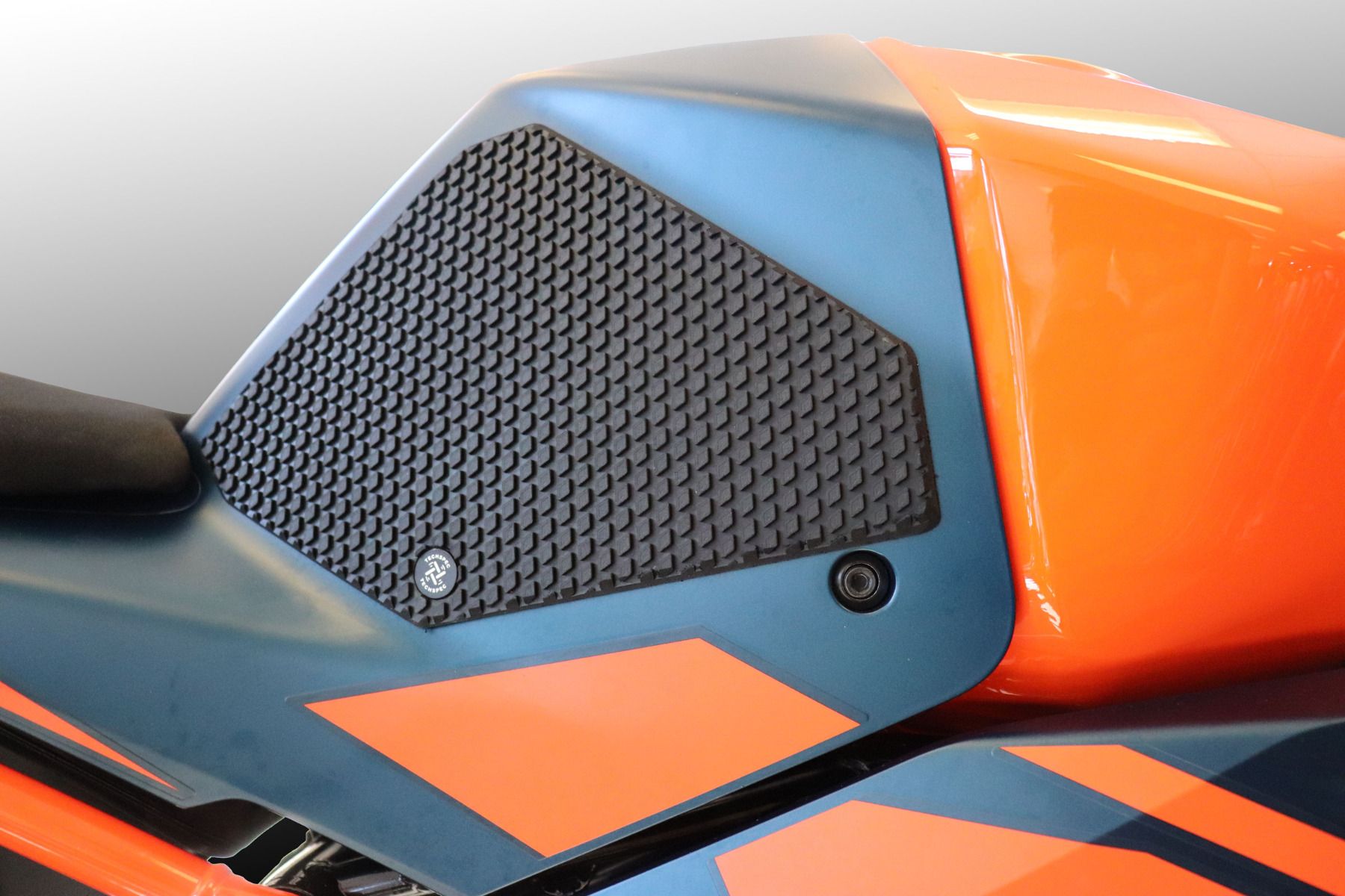 TechSpec 2021+ KTM RC 390 3/4 Tank Snake Skin Tank Grips