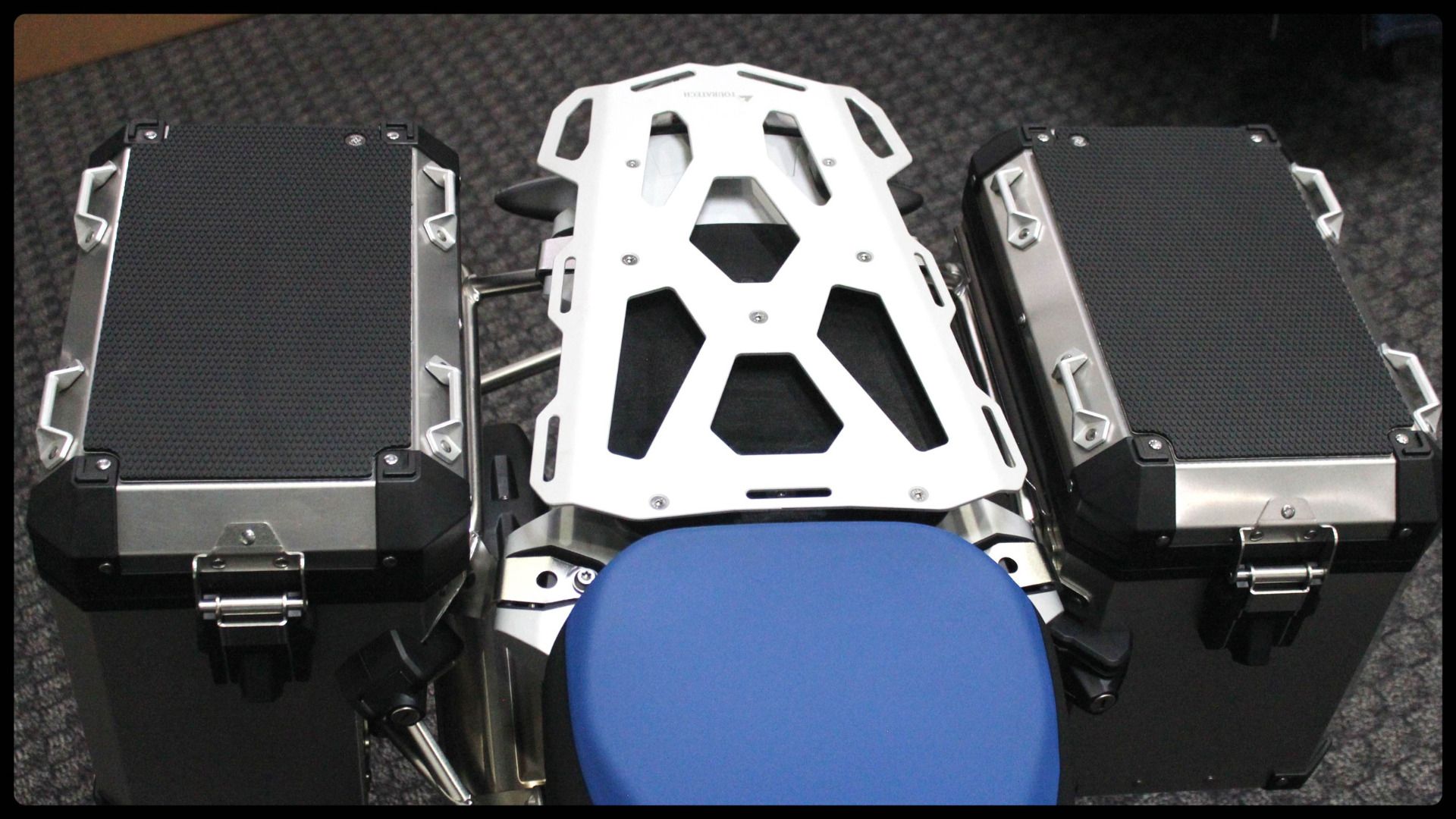 TechSpec 2014+ BMW R1200 GSA Snake Skin Pannier Grips