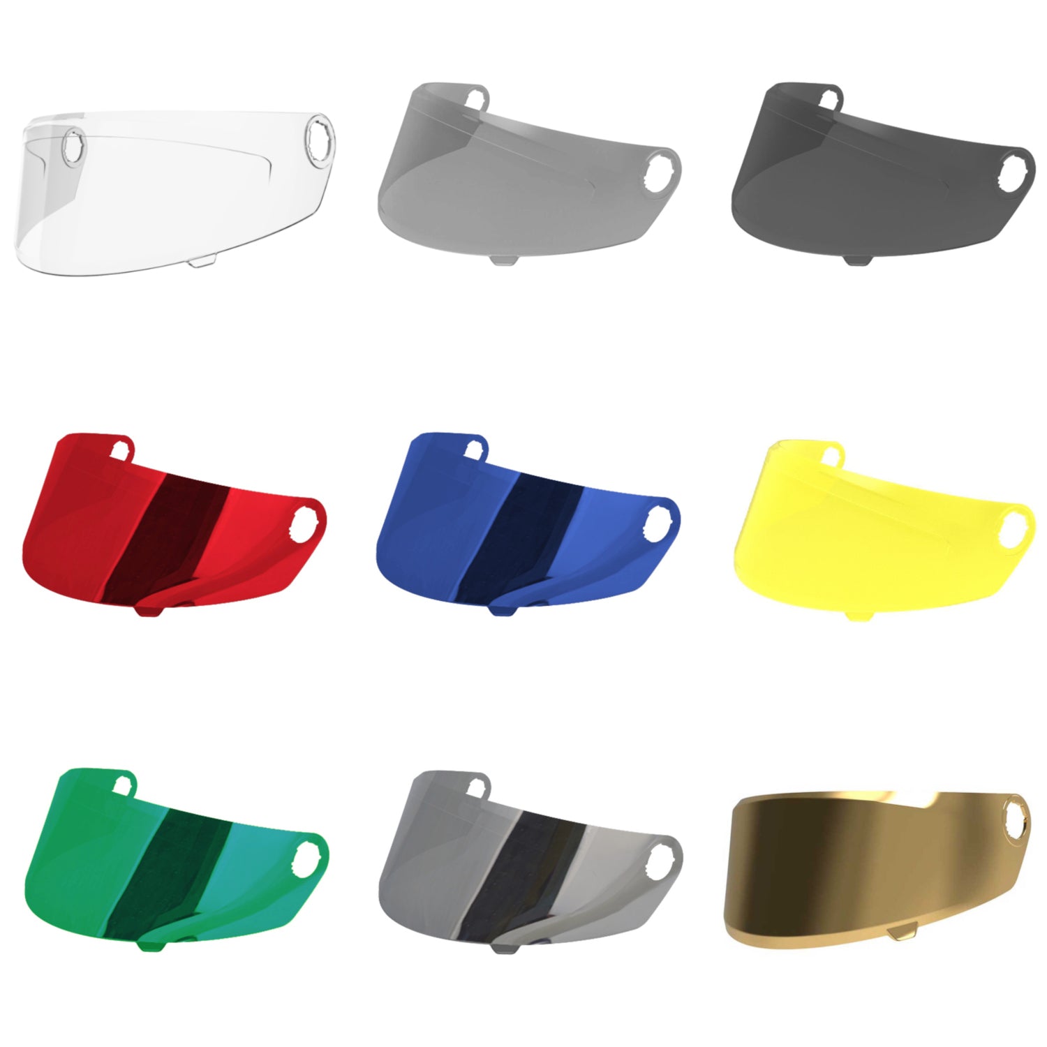 NEXX X.G100R Racer Visor Shield Windscreen (9 Colors)