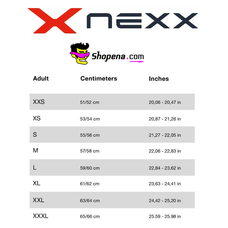 Nexx SX.100 Core Helmet (XS-2XL)