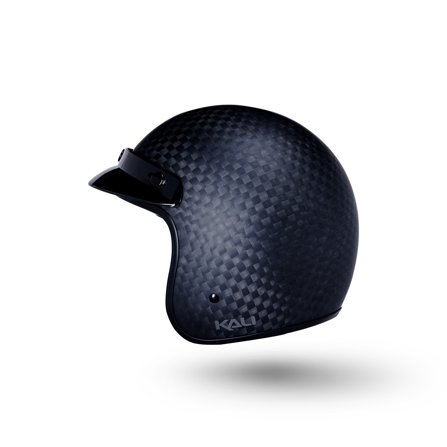 Kali Rava 2.0 Solid Matte Carbon Retro Open Face Motorcycle Helmet
