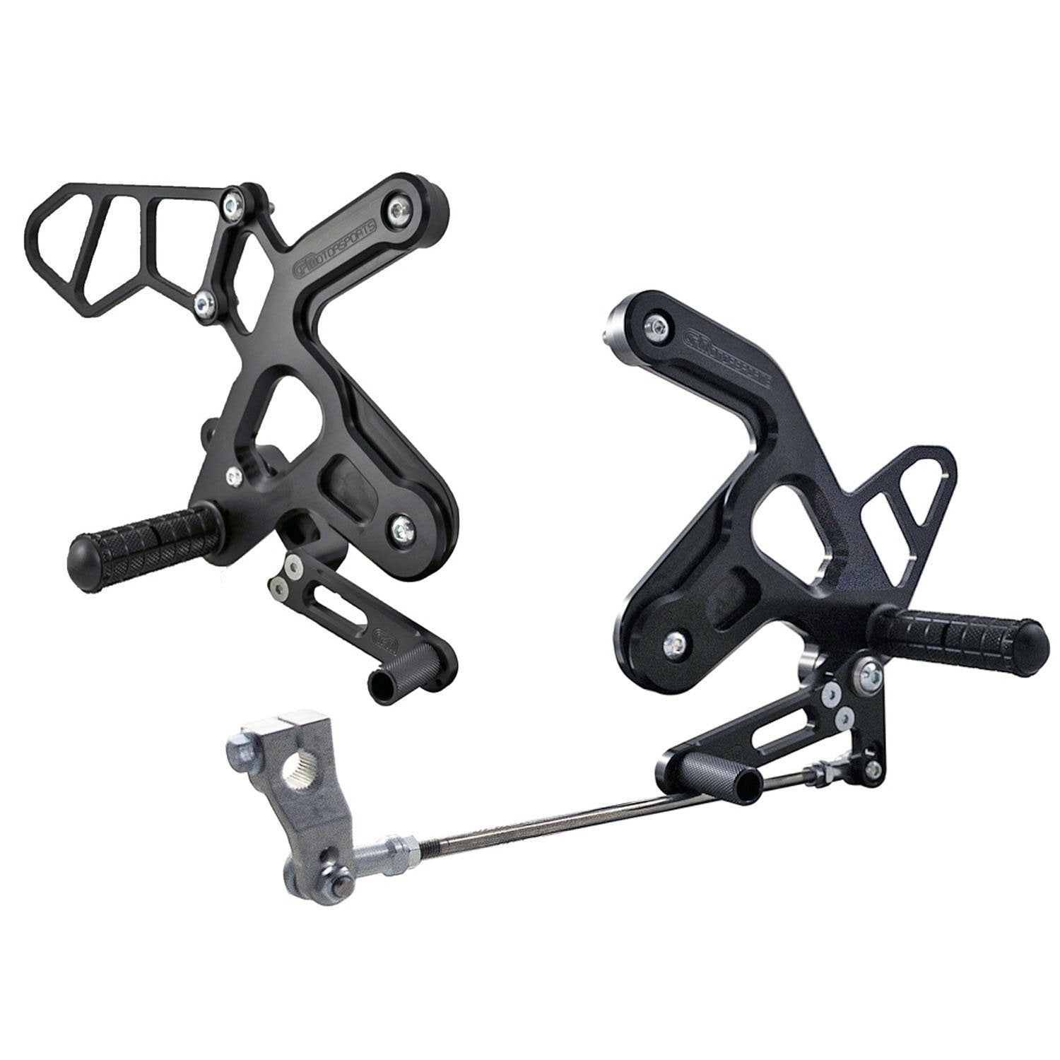 Woodcraft 2012-2016 Kawasaki Ninja 650 Complete Rearset Kit w/ Pedals