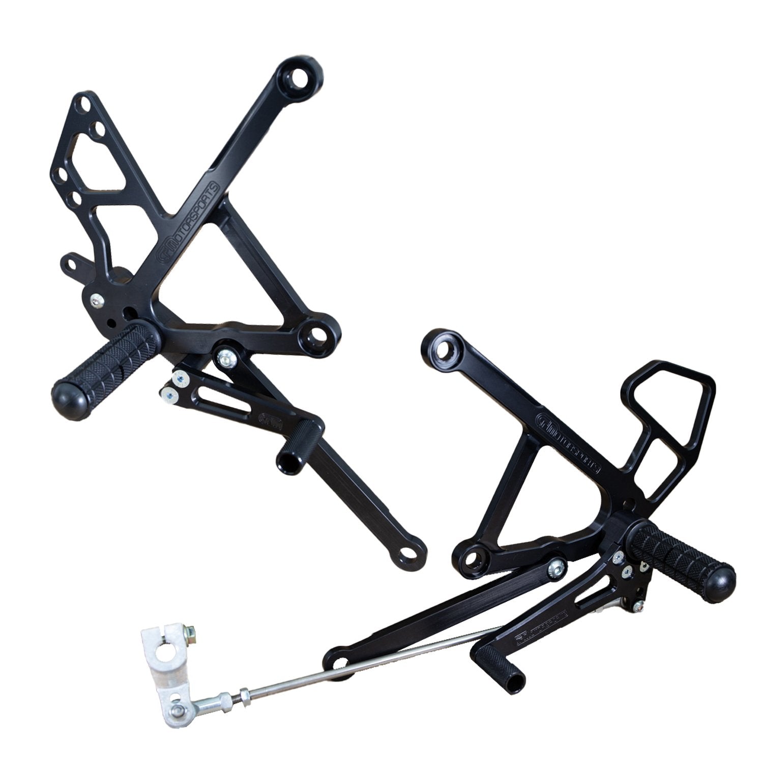 Woodcraft 2009-2021 Kawasaki Ninja 650 STD / GP Shift Complete Rearset Kit w/ Pedals