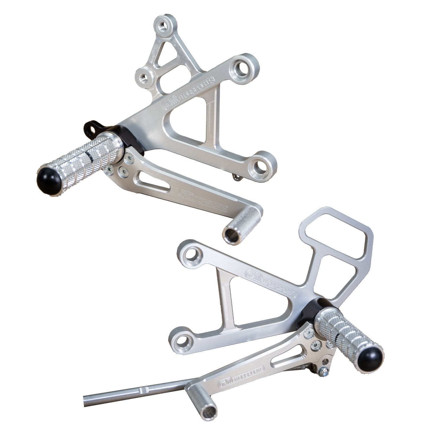 Woodcraft 2003-2004 Kawasaki Ninja ZX6 ZX636 STD / GP Shift Complete Rearset Kit W/ Pedals