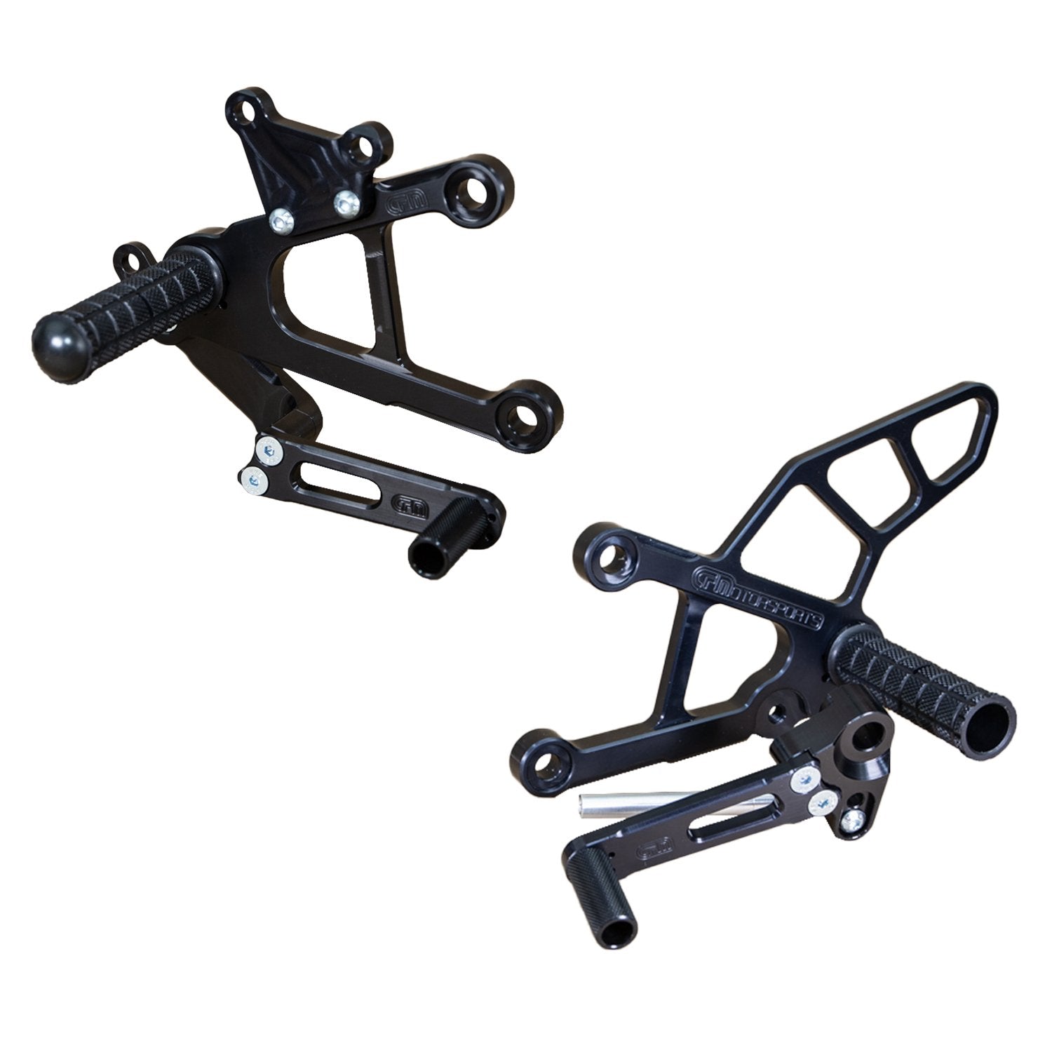 Woodcraft 2019-2021 Kaawsaki Ninja ZX636 STD / GP Shift Complete Rearset Kit w/ Pedals