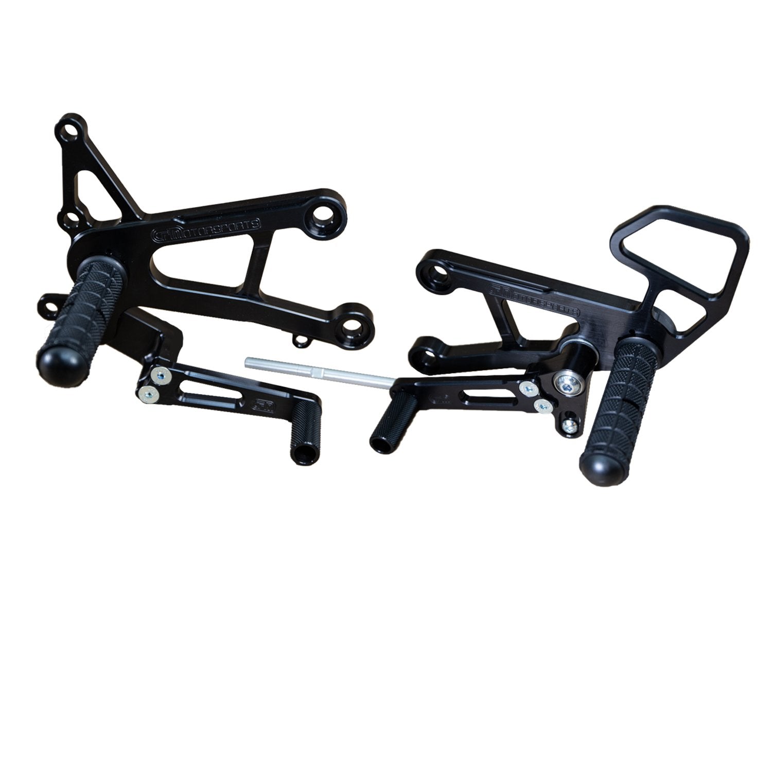 Woodcraft 2006-2010 Kawasaki Ninja ZX10 STD / GP Shift Complete Rearset Kit w/ Pedals