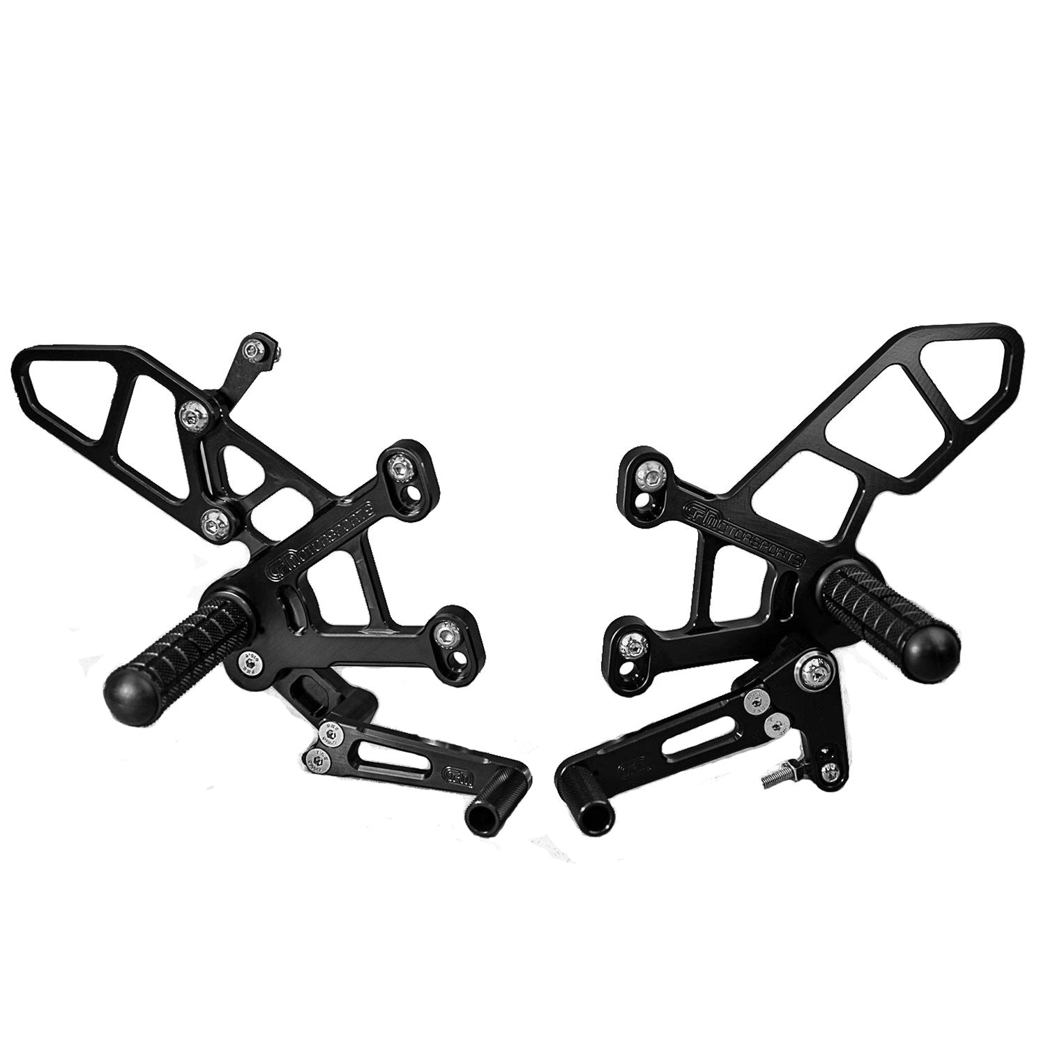 Woodcraft 2011-2015 Kawasaki Ninja ZX10 STD Shift Complete Rearset Kit w/ Pedals