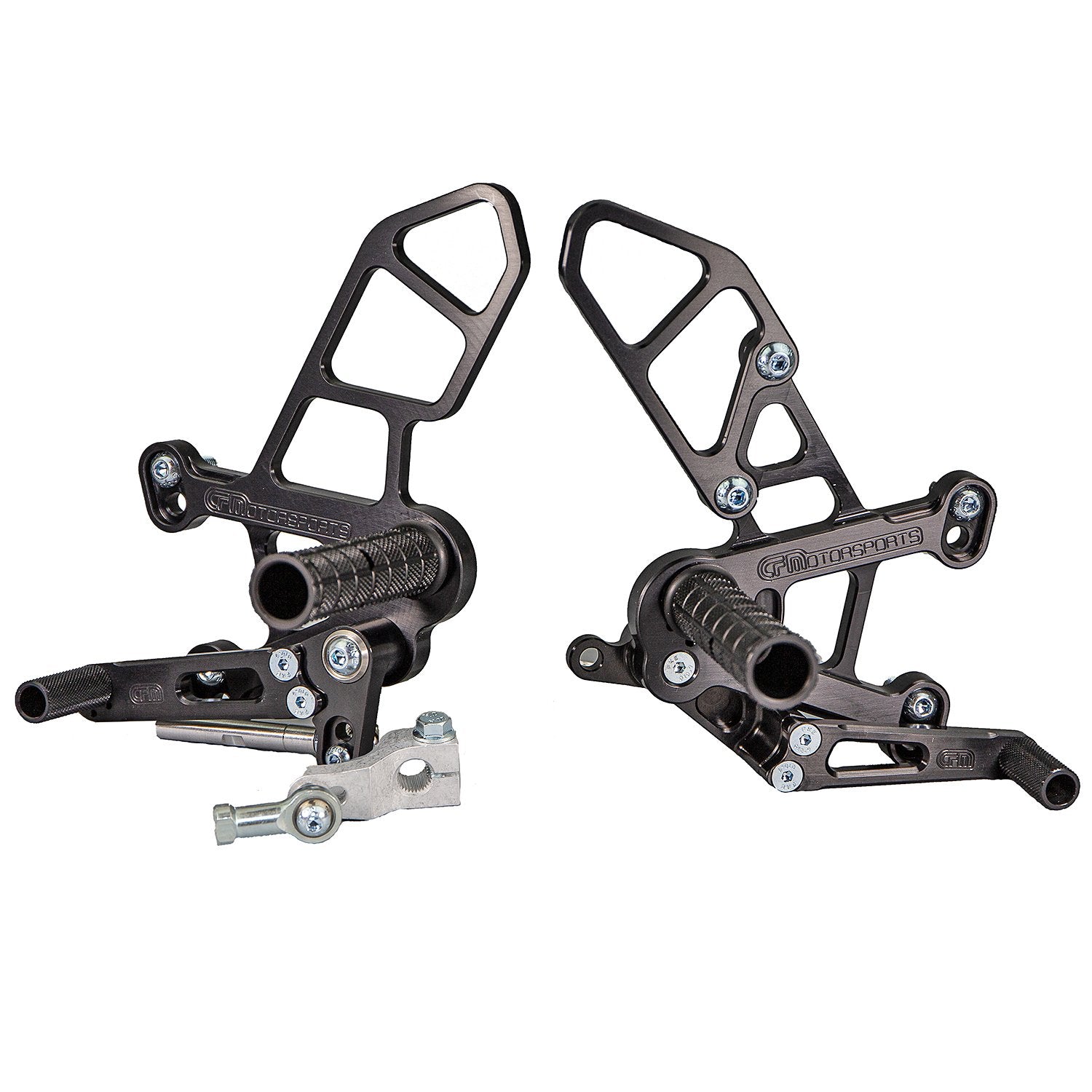 Woodcraft 2016-2020 Kawasaki Ninja ZX10 STD / GP Shift Complete Rearset Kit w/ Pedals