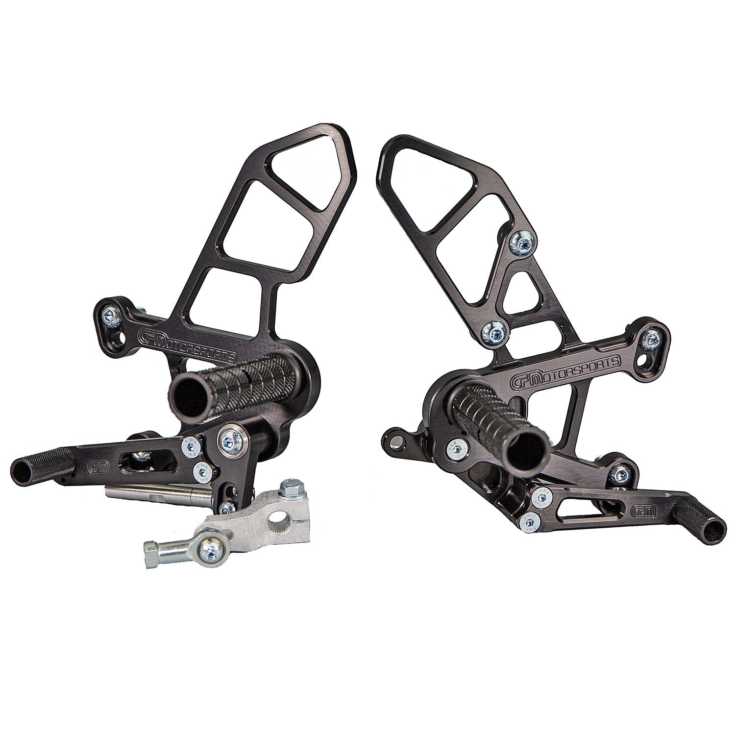 Woodcraft 2016-2020 Kawasaki Ninja ZX10  STD / GP Shift Complete Rearset Kit w/ Pedals