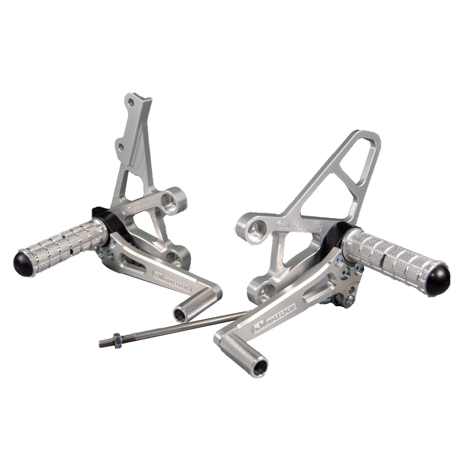 Woodcraft Suzuki GSXR600 GSXR750 GSXR1000 STD / GP Shift Complete Rearset Kit w/ Pedals