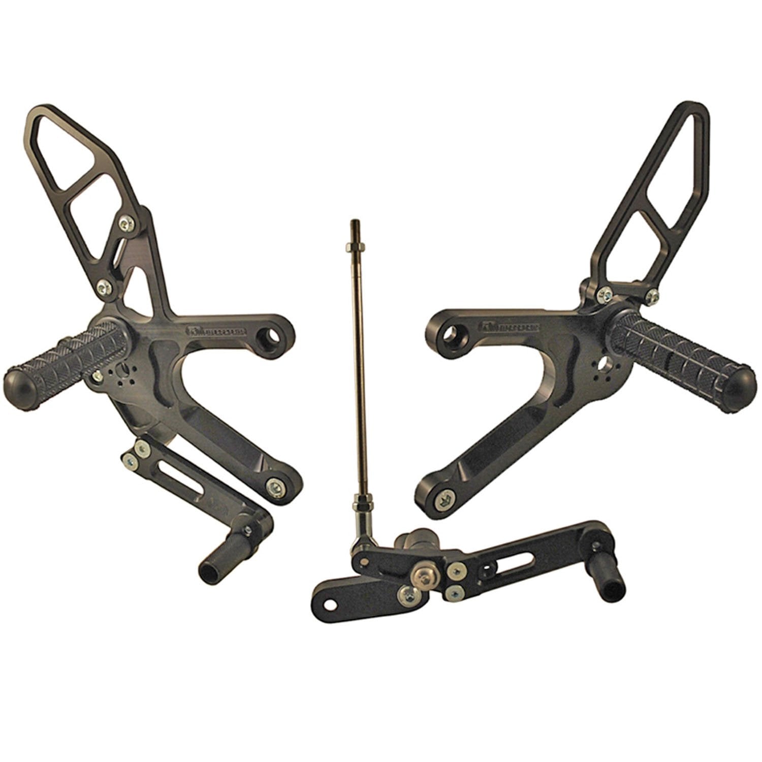 Woodcraft 2013-2015 Honda CBR500R CB500F STD Shift Complete Rearset Kit w/ Pedals