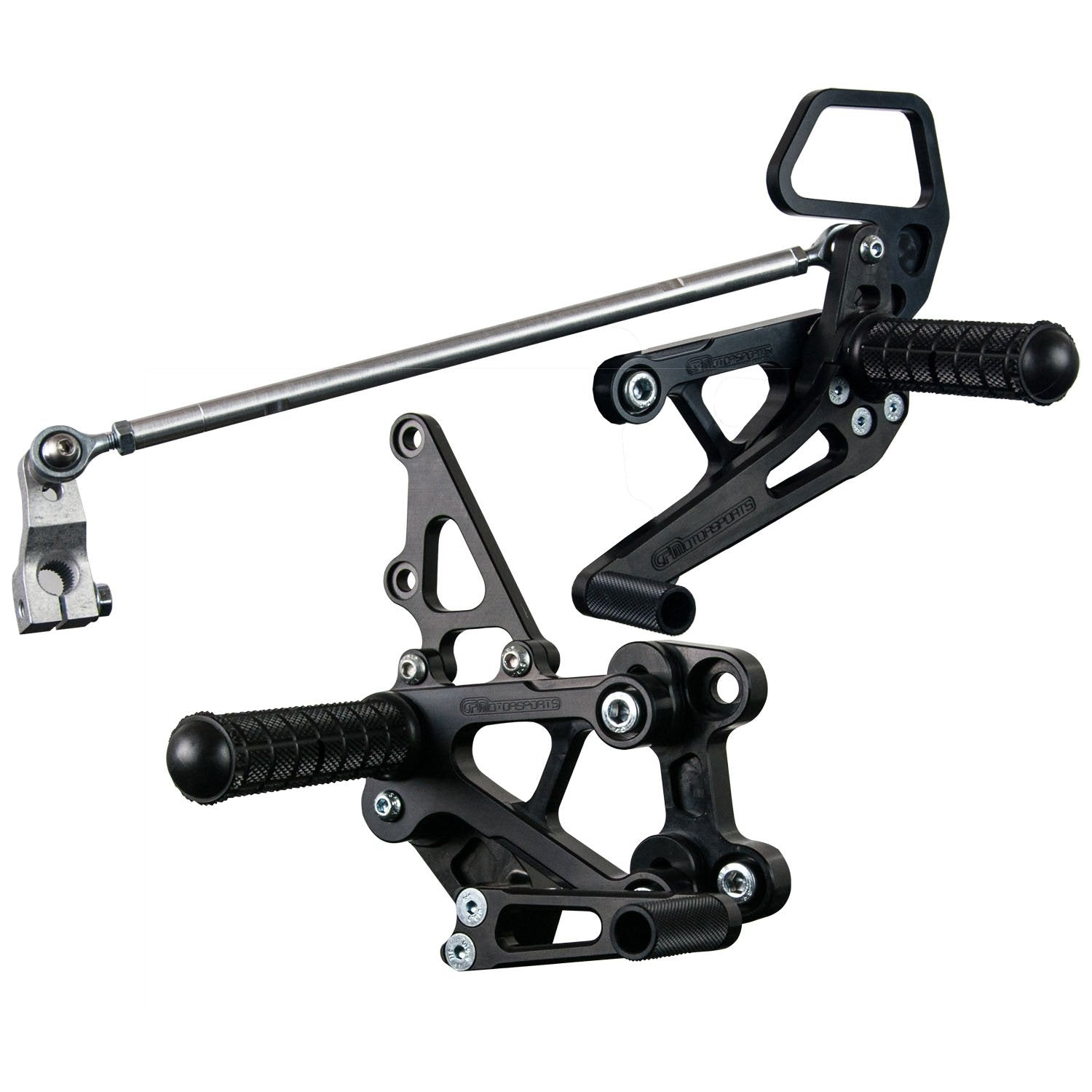 Woodcraft 2007-2021 Honda CBR600RR STD / GP Shift Complete Rearset w/ Pedals