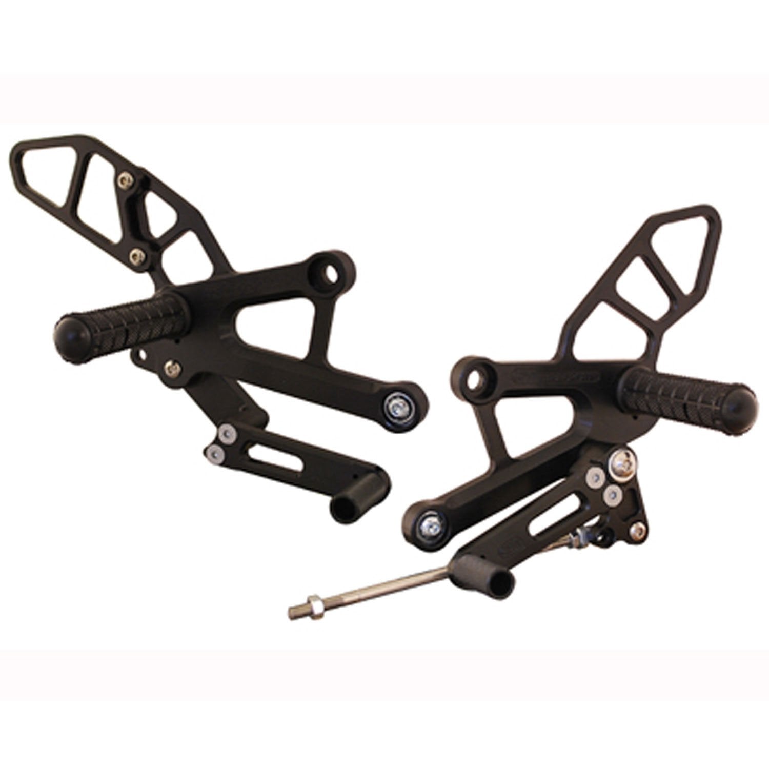 Woodcraft CBR250R CBR300R STD Shift Complete Rearset Kit w/ Pedals