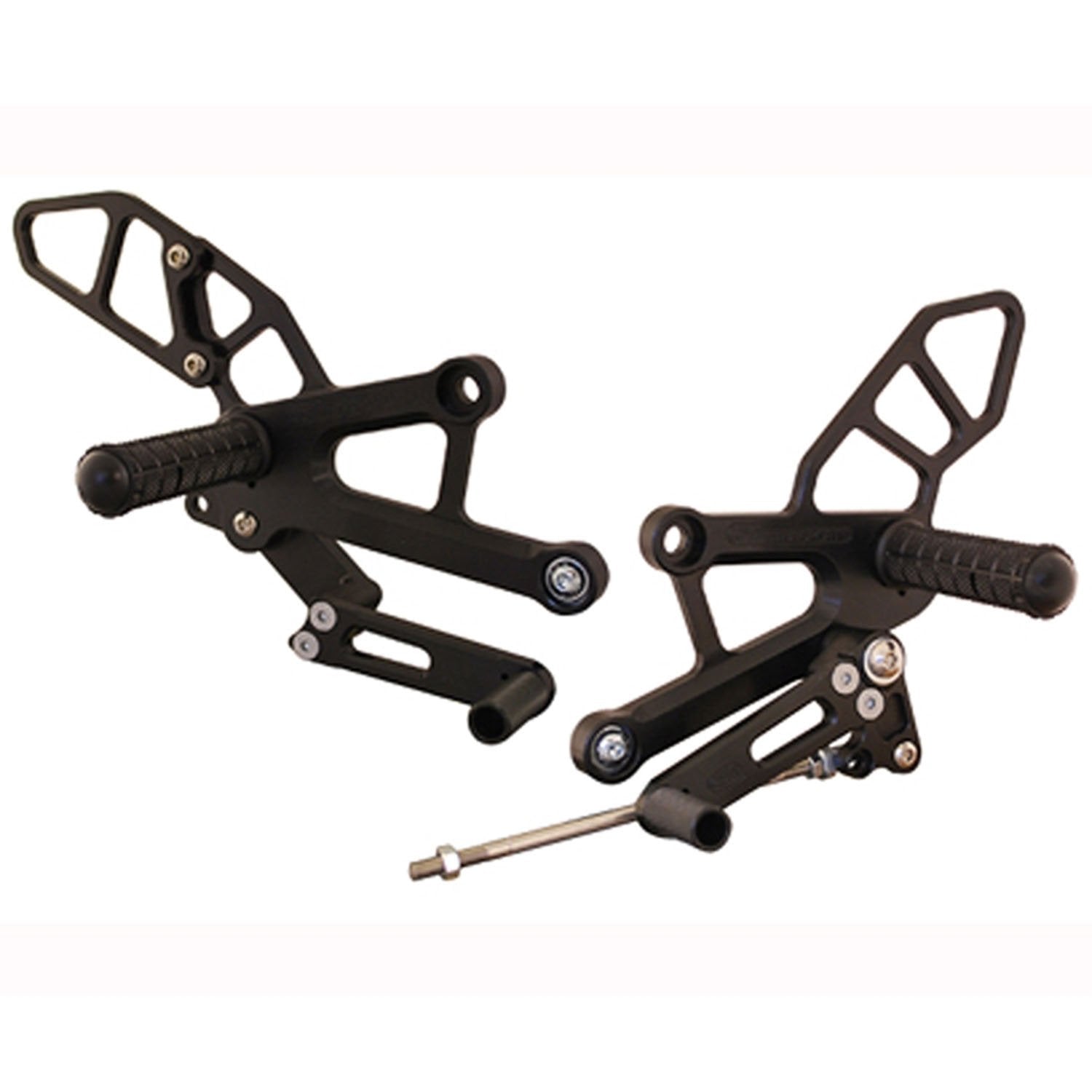 Woodcraft Honda CBR250R CBR300R GP Shift Complete Rearset Kit w/ Pedals