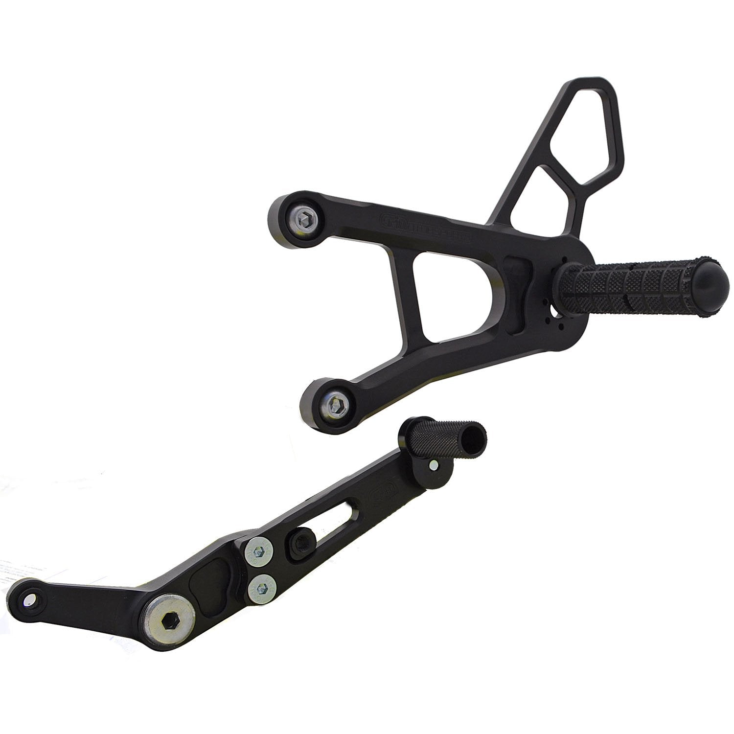 Woodcraft 2015-2021 Yamaha YZF R1 R1M R1S STD / GP Shift Complete Rearset Kit w/ Pedals