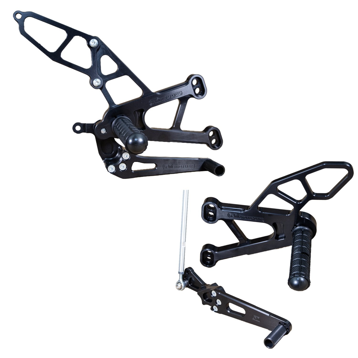 Woodcraft 2009-2014 YZF-R1 YZF-R1LE STD / GP Shift Complete Rearset Kit w/ Pedals