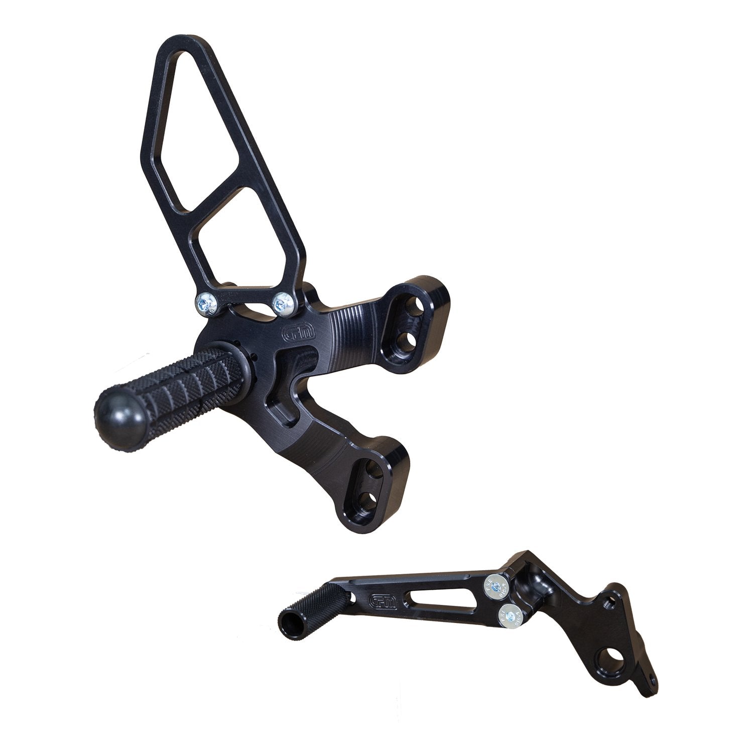 Woodcraft Ducati 1198SP 848 EVO GP Shift Complete Rearset Kit w/ Pedals (Factory QS)