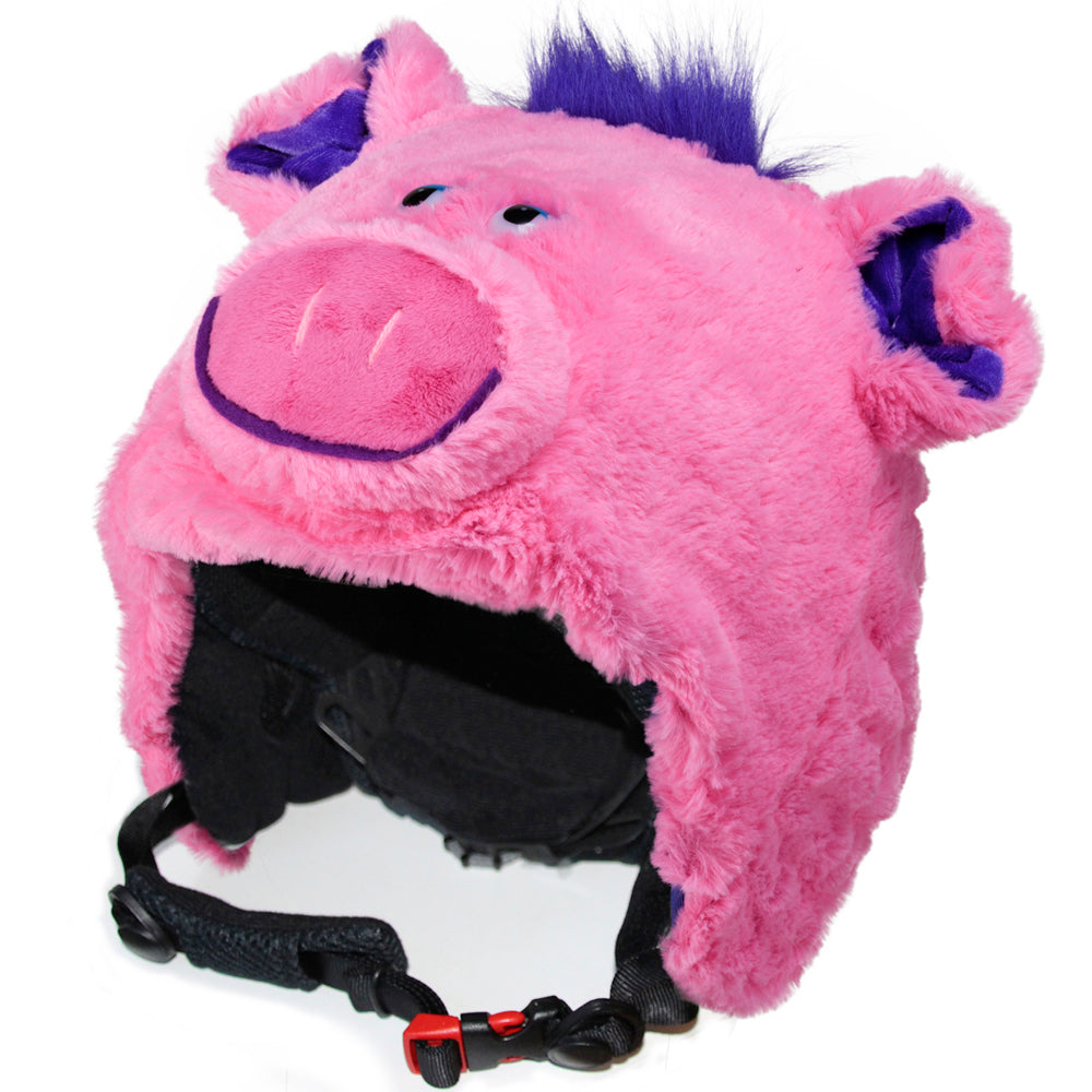 CrazeeHeads Poppi The Pig Ski Helmet Cover