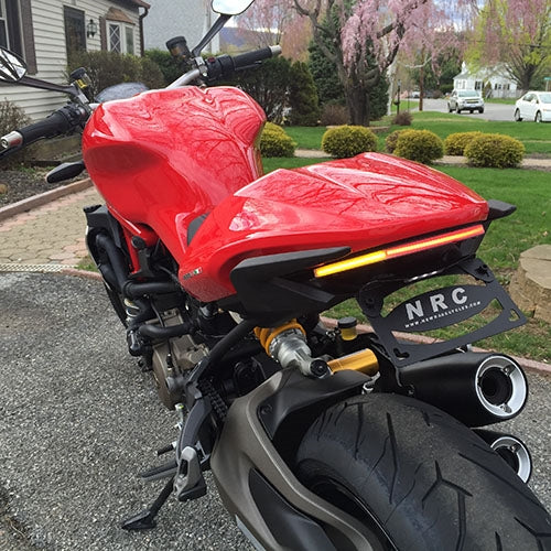 NRC 2014 - 2016 Ducati Monster 1200 Stealth LED Turn Signal Lights & Fender Eliminator