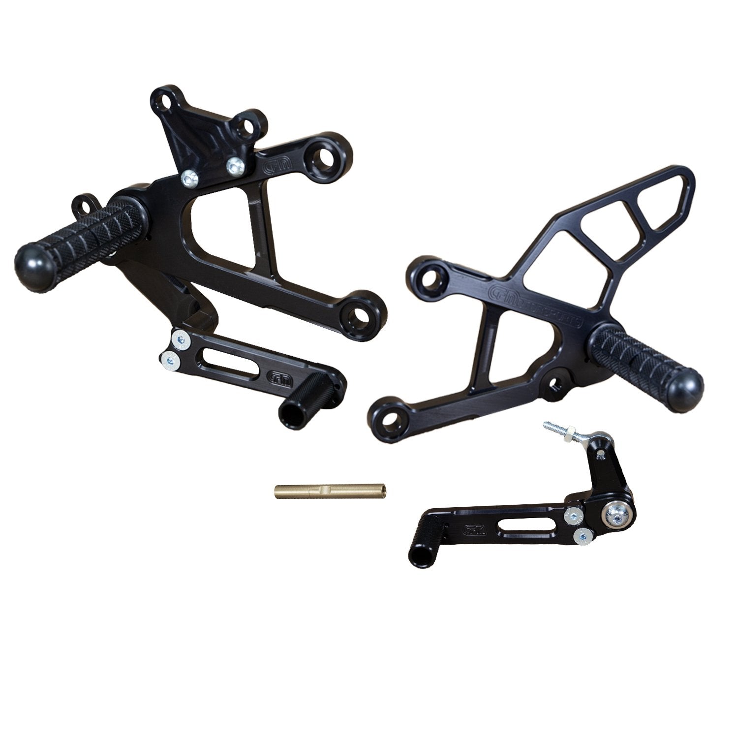 Woodcraft 2019-2021 Kawasaki Ninja ZX636 GP Shift OEM QS Complete Rearset Kit w/ Pedals