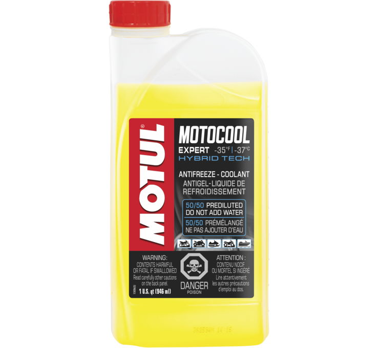 Motul 1 qt MotoCool Expert Coolant (Single or Case)